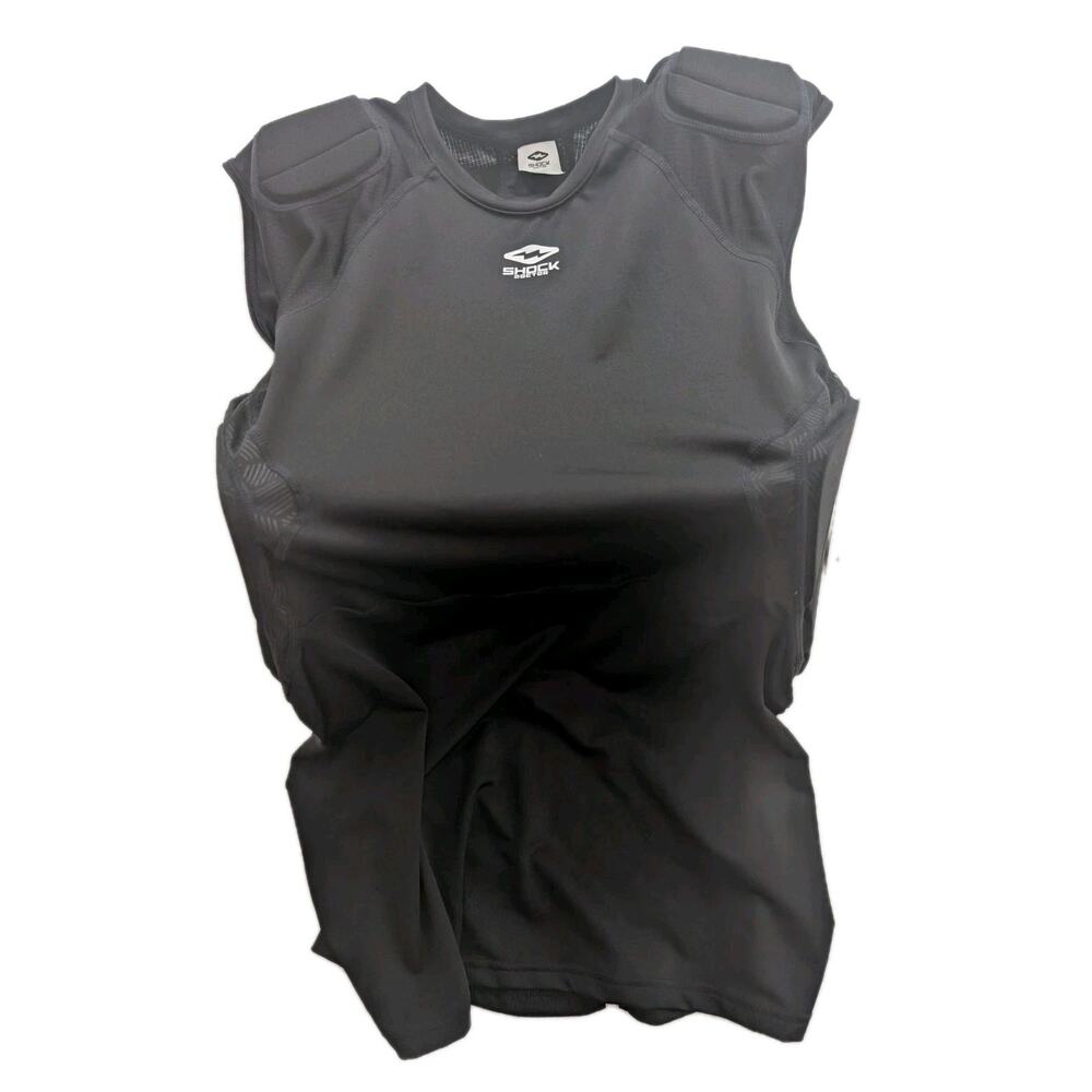 Shock Doctor Men's XL Showtime 5-Pad Protector Football Shirt Top Black NWT